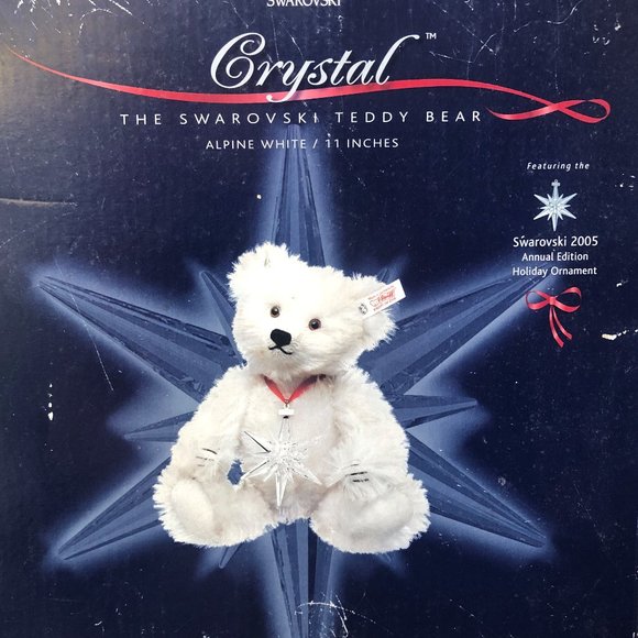 Steiff Teddy Bear   2005 With The Swarovski Ornament - Picture 11 of 15